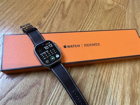 apple watch bracelet cuir hermes|apple watch ultra hermes band.